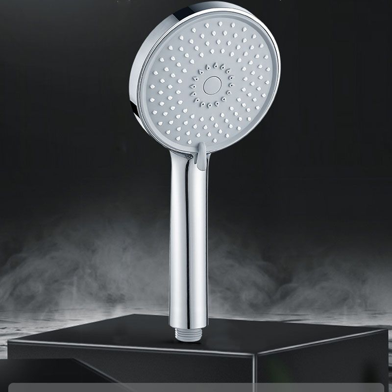 Round Handheld Shower Head Self-Cleaning Wall-Mount Shower Head