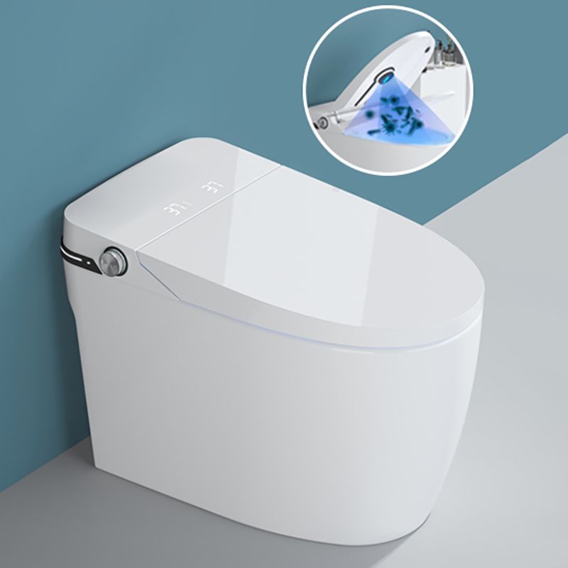 Floor Standing Bidet with Water Pressure Control and Warm Air Dryer