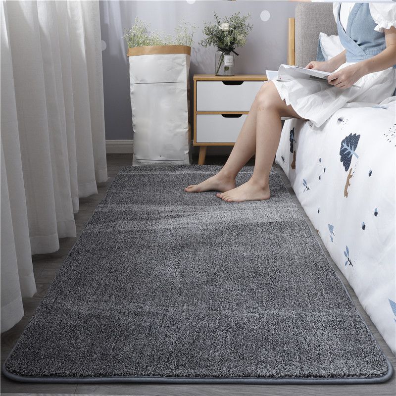 Tapis de couleur unie décontractée tapis en polypropylène multicolo