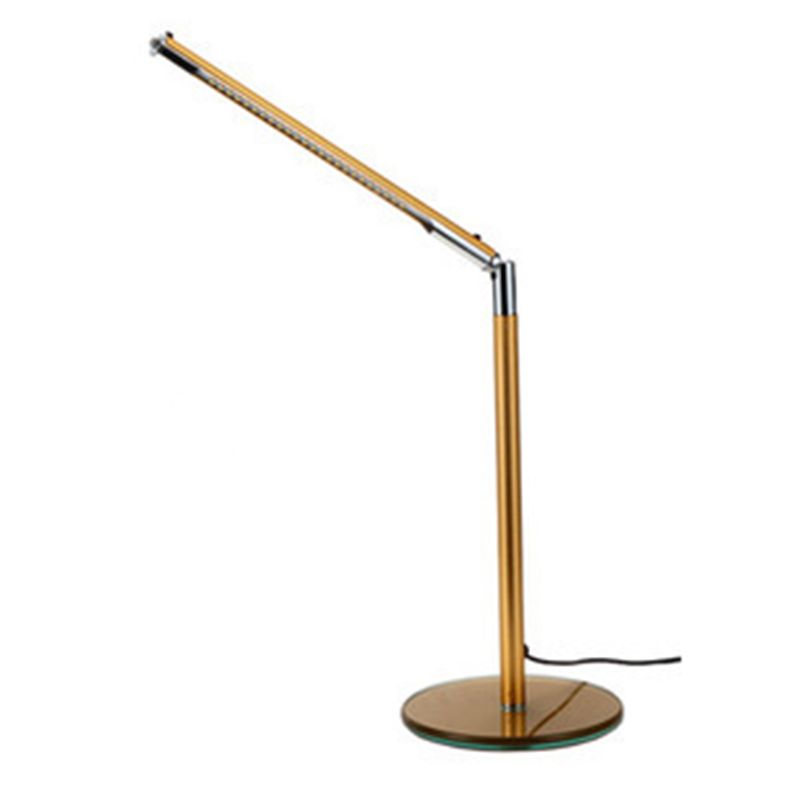 1 Light Linear Table Light Contemporary Metal Night Table Lamps for Study Room