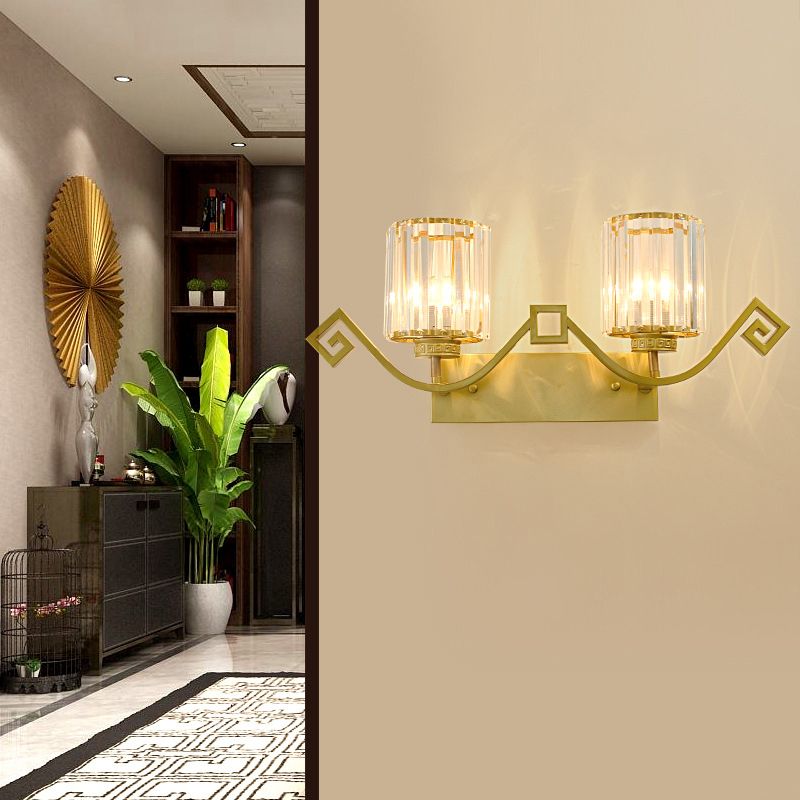 Modern Rectangular Vanity Wall Lights Crystal Vanity Wall Light Fixtures