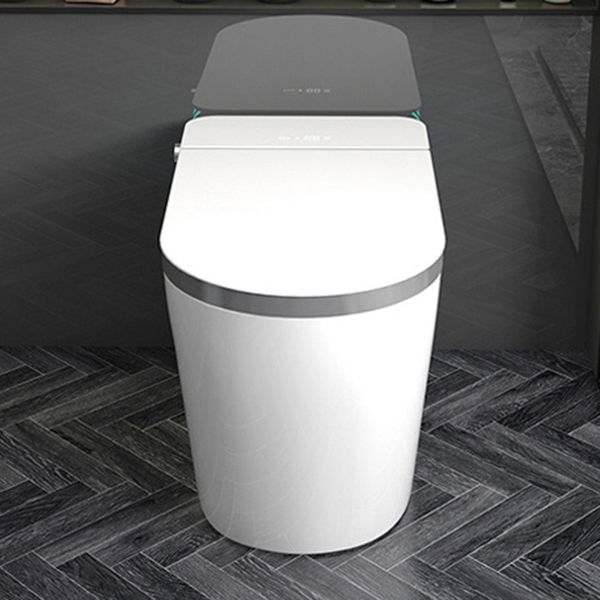 Heated Seat Modern Toilet Concealed Tank One-Piece Flush Toilet with Slow Close Seat