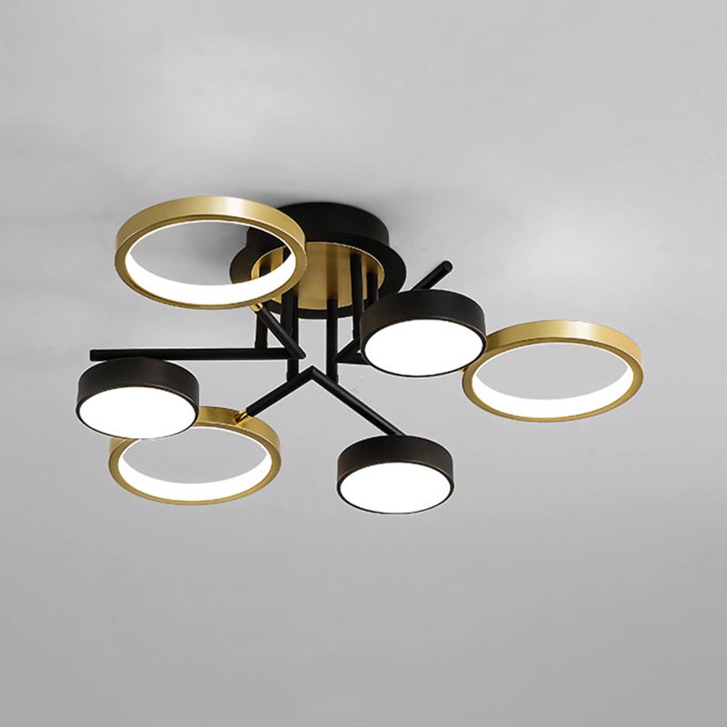 Modern Unique Shape Ceiling Mount Light Fixture Metal Ceiling Mounted Light