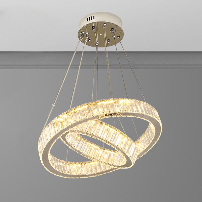 Contemporary Hanging Lights Multi-layer Chandelier for Living Room Dinning Room