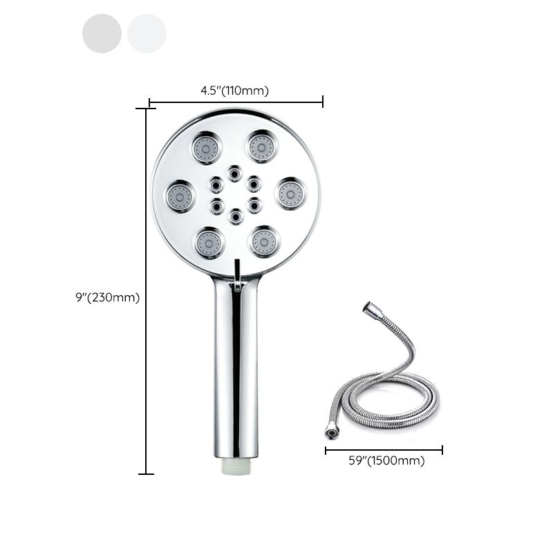 Contemporary Shower Head Plastic Shower Head with Adjustable Water Flow