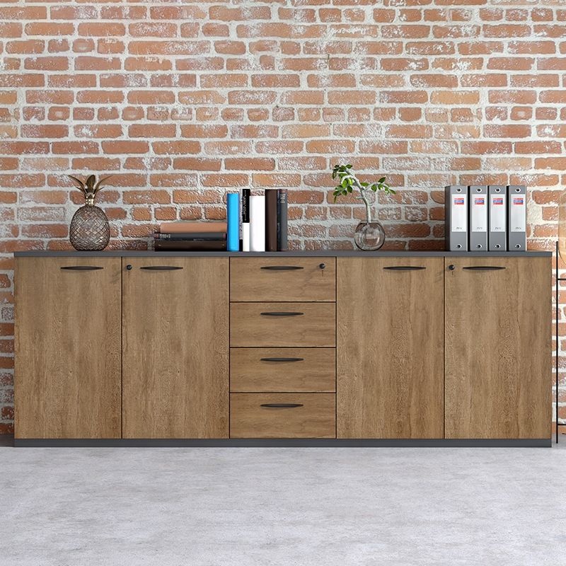 Modern Style Lateral Filing Cabinet Wood Filing Cabinet with Locking Storage