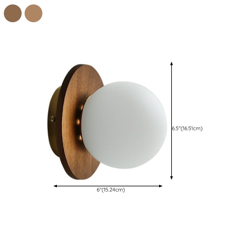 Nordic Wooden Wall Light Fixture Simple Wall Light Sconce for Bedroom