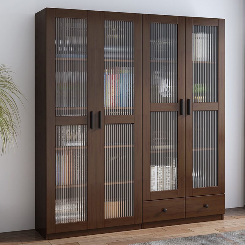 Modern File Cabinet Vertical Home or Office Wood Cabinet with Storage Shelves