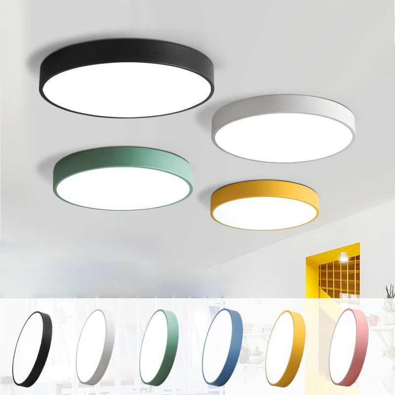 Acrilico Circular Flush Mount Led Luci Moderne Flushmount