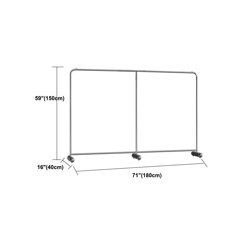 Industrial Hall Stand Silver Metal No Distressing Free Standing Entryway Kit