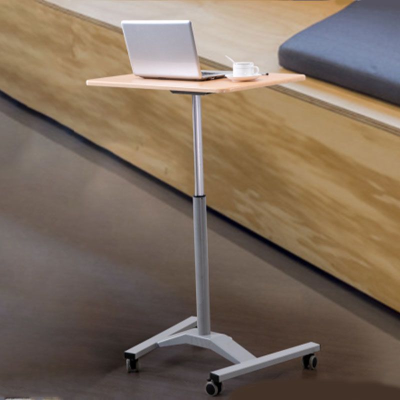 Adjustable Standing Office Desk Rectangular Shaped with Metal Legs