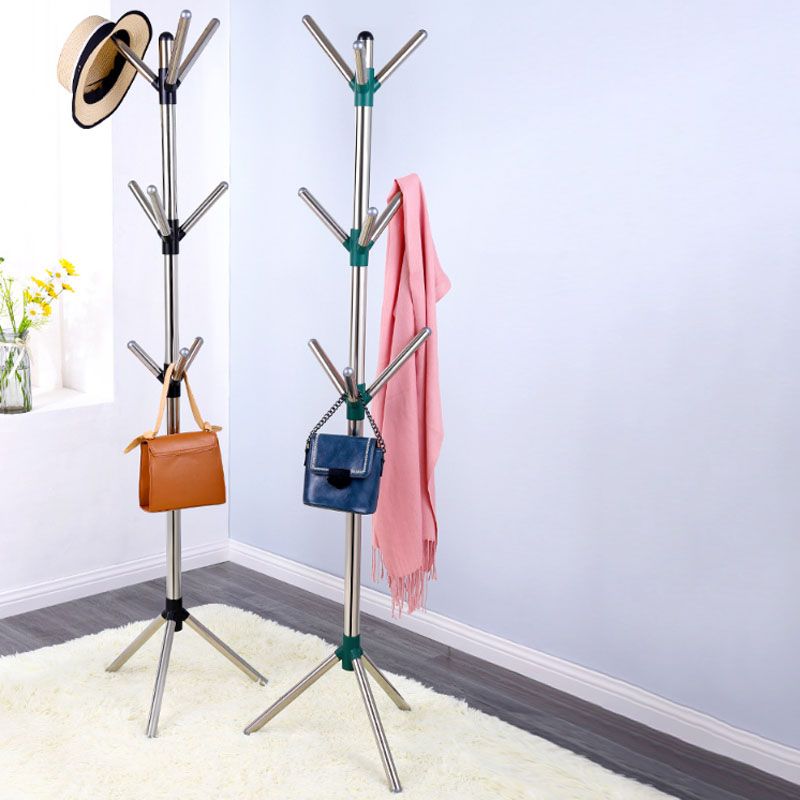 Industrial Style Hall Stand Metal Free Standing Hall Stand with Coat Hook