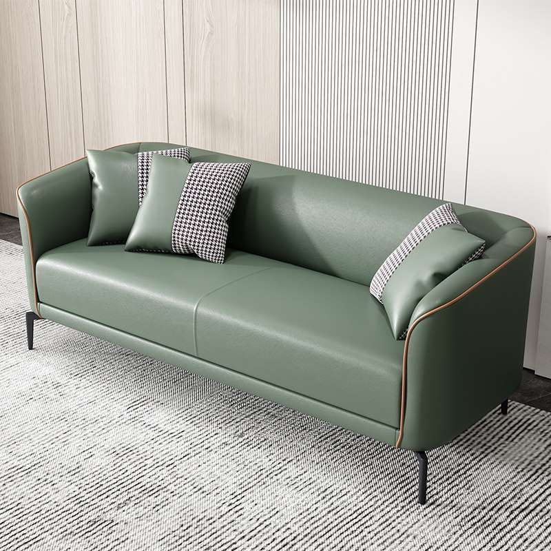 Scandinavian Tight Back Sofa Tuxedo Arm Couch for Living Room