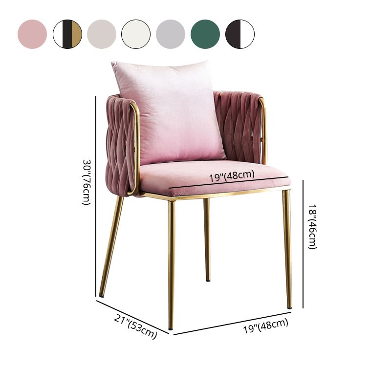Silla de comedor para uso en el hogar de la silla de brazo de estilo minimalista para uso doméstico