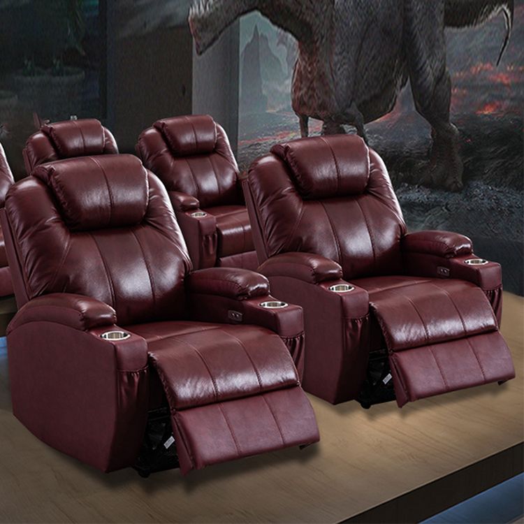 Standard Home Theater Recliner with Position Lock Recliners with Storage