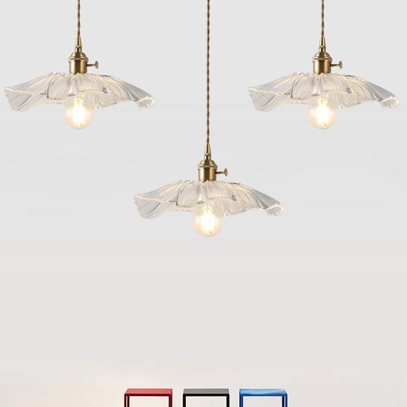 Pot cover schaduw hangende verlichting industriële stijl glas multi -light hanglamp