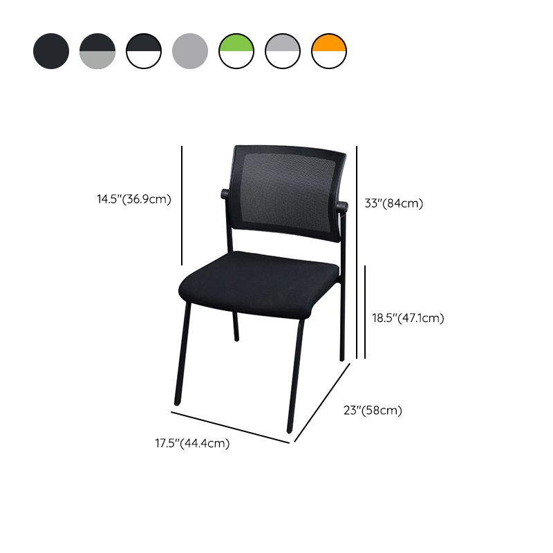 Modern Breathable Air Grid Chair Microfiber Side Mid-Back Office Chair