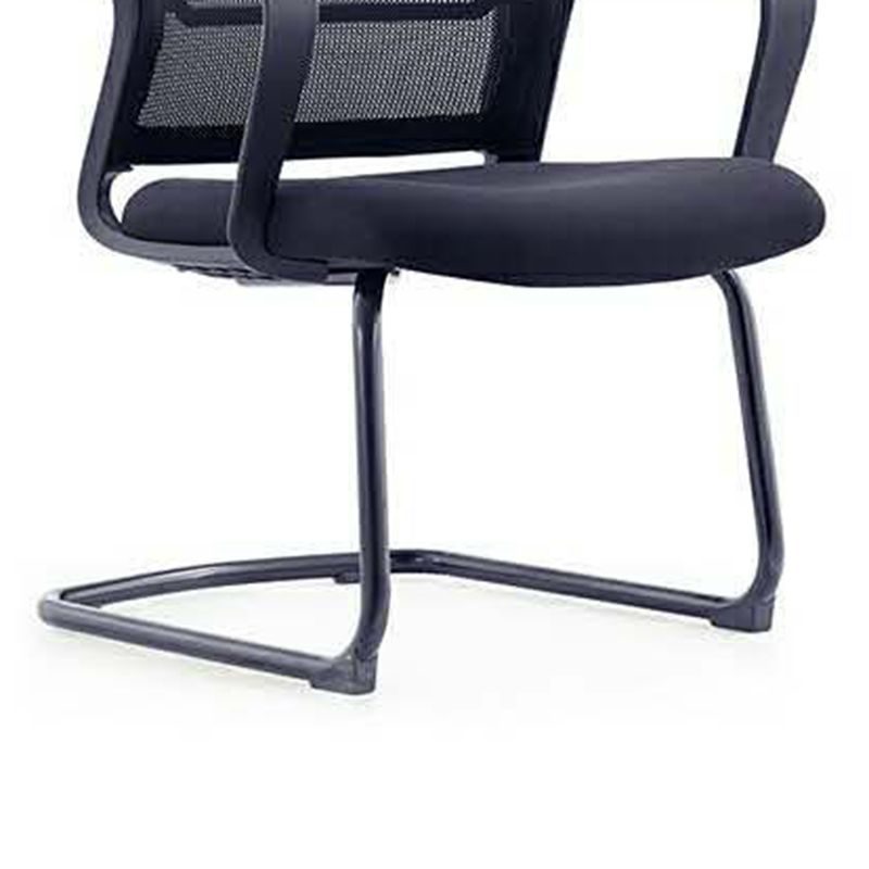 Contemporary Office Chair Black Breathable Air Grid Upholstered Desk Chair