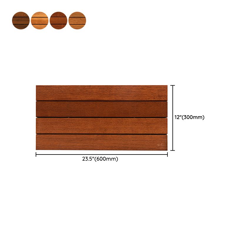 Striped Pattern Nailed Decking Tiles Composite Tile Kit Outdoor Patio