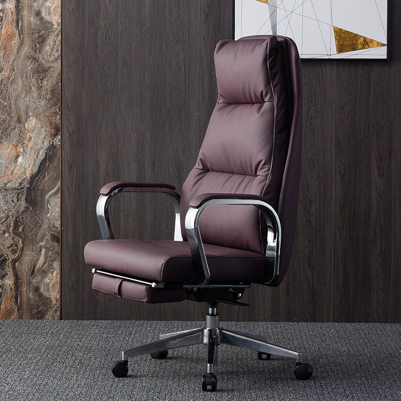 Contemporary Computer Chair Swivel High Back Adjustable Seat Height Executive Chair