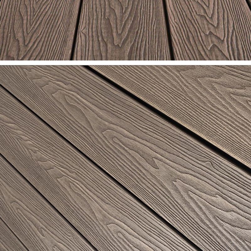 Outdoor Floor Patio Wooden Stripe Composite Waterproof Deck Plank