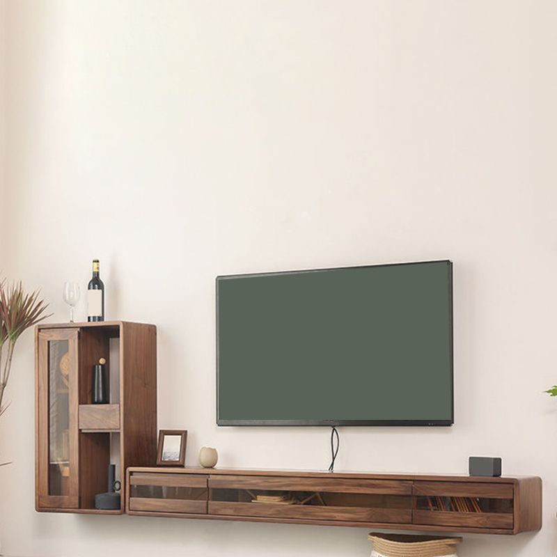 Solid Wood TV Stand Modern Style TV Media Console for Living Room