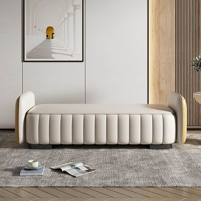 Bedroom Bench Modern Seating Bench with Upholstered , 19.5-inch Width