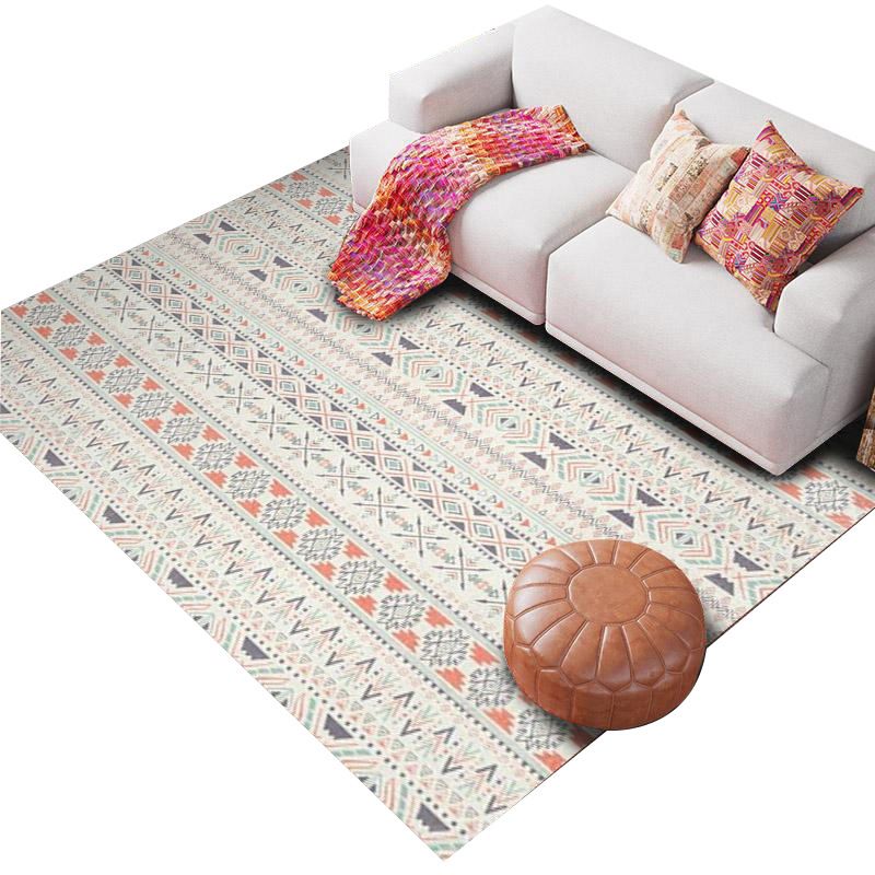 Alfombra tradicional amarilla mezcla alfombra gráfica sin deslizamiento alfombra para sala de estar para sala de estar