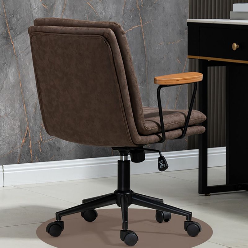 Fixed Arms Office Chair Tilt Mechanism No Distressing Ergonomic Slide Chair