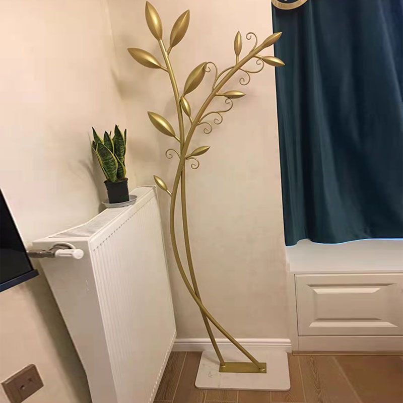 Extravagant Hall Stand Metal Hall Tree with Hooks Coat Hanger