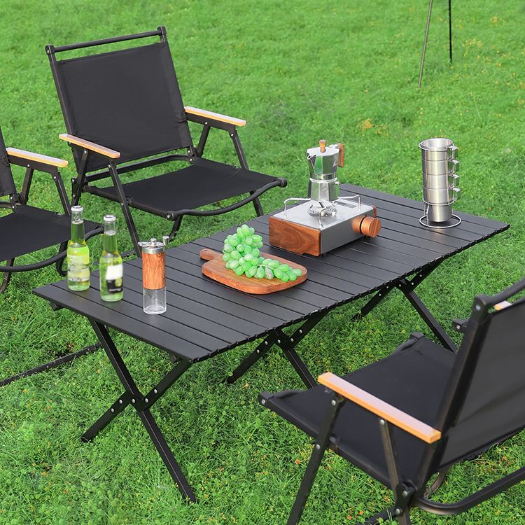 Contemporary Steel Camping Table Removable Folding Camping Table