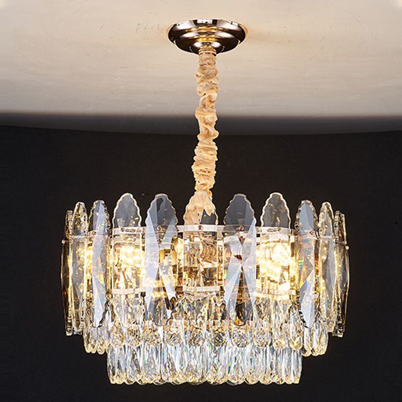 Orbicular Chandelier Lighting Fixtures Modern Crystal Chandeliers for Living Room