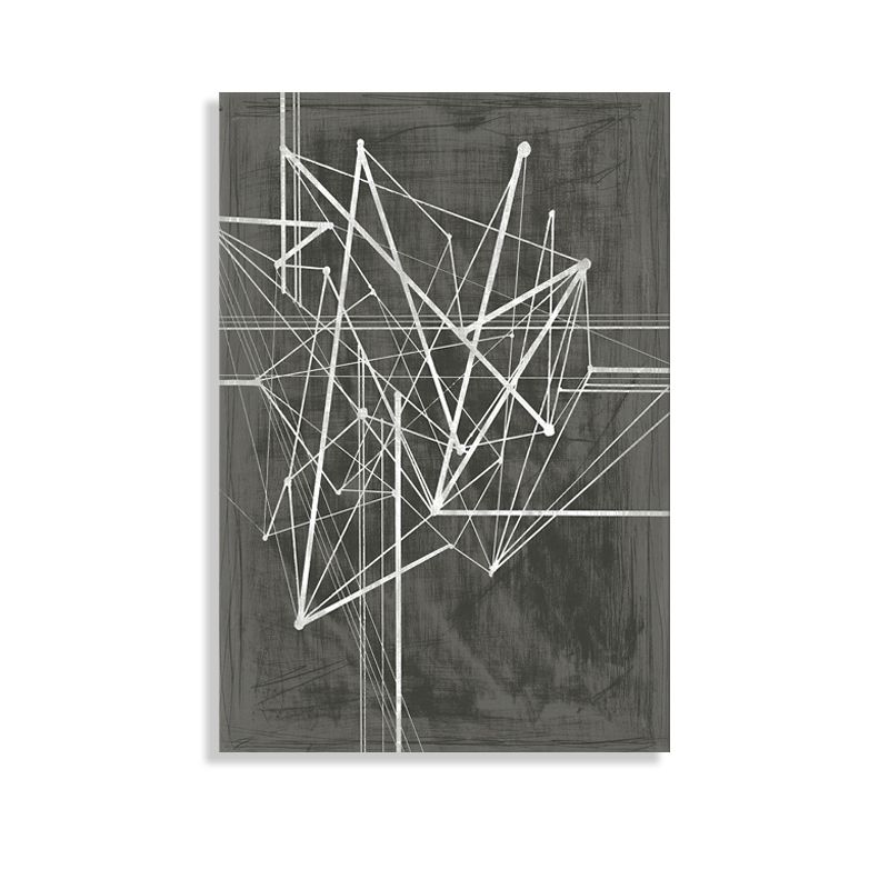 Miraculous Geometric Wall Decor for Living Room in Black, Multiple Sizes Available
