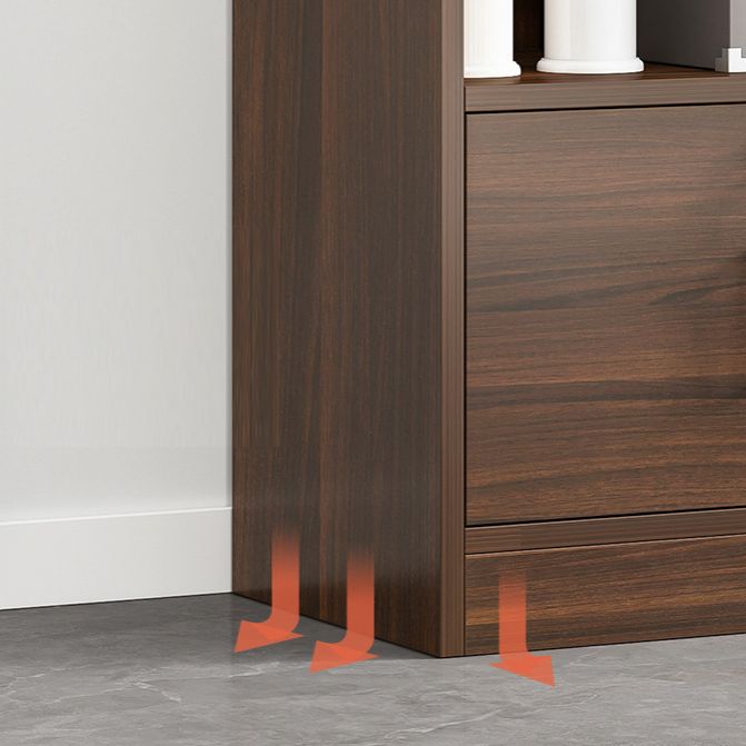 Modern Vertical Filing Cabinet Locking Detail Wooden File Cabinet with Storage Shelves