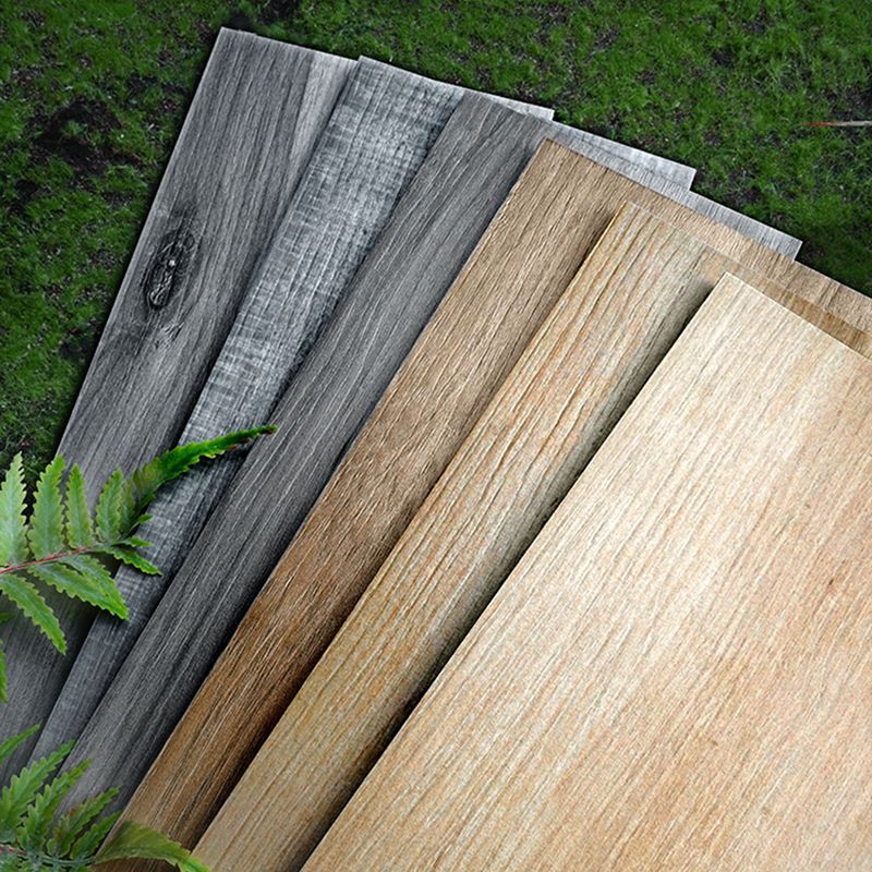 Modern Style Floor Tile Wooden Effect Straight Edge Waterproof Floor Tile