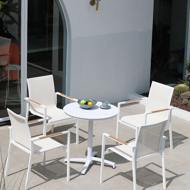 2-Seater Patio Table with UV Resistant Contemporary Bistro Table