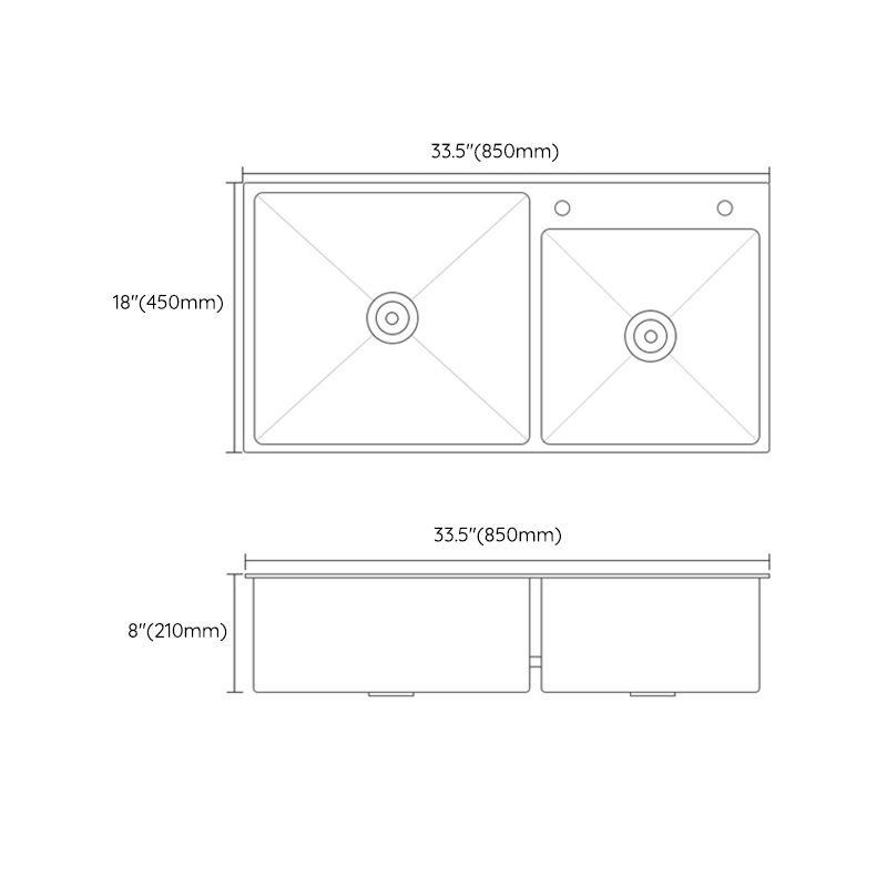 Classic Kitchen Sink Stainless Steel Kitchen Sink with Soap Dispenser