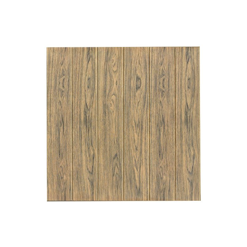 Modern Wood Paneling Smooth Wall Interior Wood Plank Set of 2