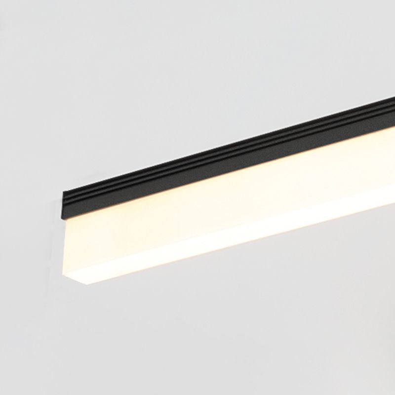 Minimalismus amerikanischer LED -Eitelkeitswandbeleuchtung Acryl -Waschtischspiegelleuchten für Badezimmer