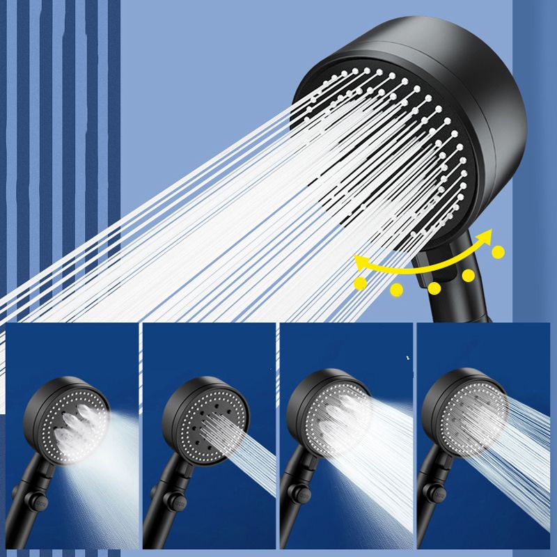 Metal Shower Head Combo Modern Adjustable Spray Pattern Handheld Shower Head