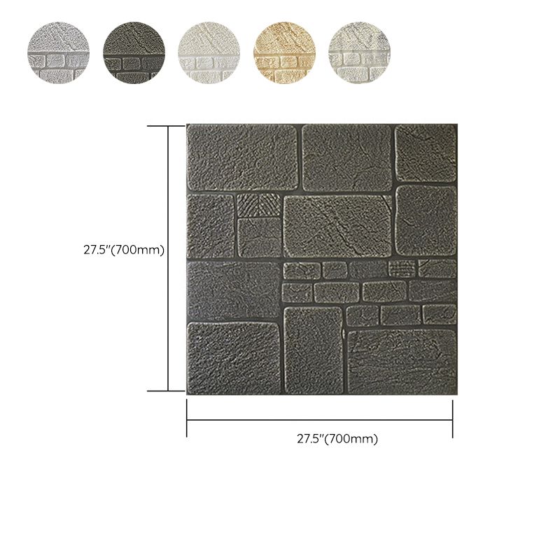 Modern Wall Paneling 3D Bricks Peel and Stick Waterproof Wall Paneling