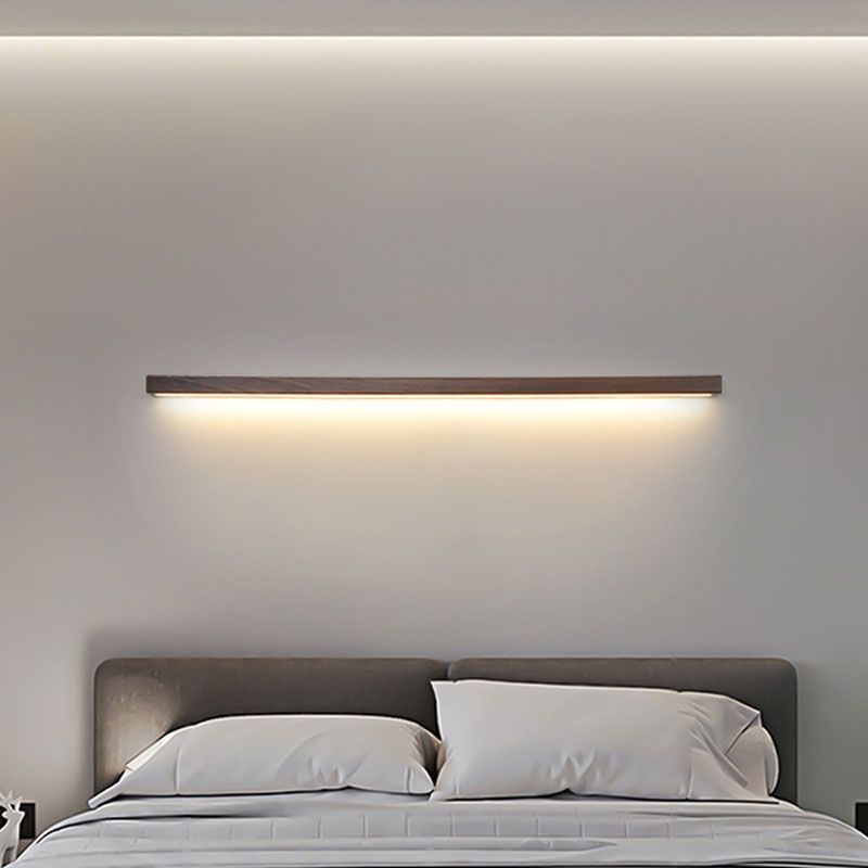 Contemporary Wall Light Fixture Wooden Wall Light Sconce for Bedroom