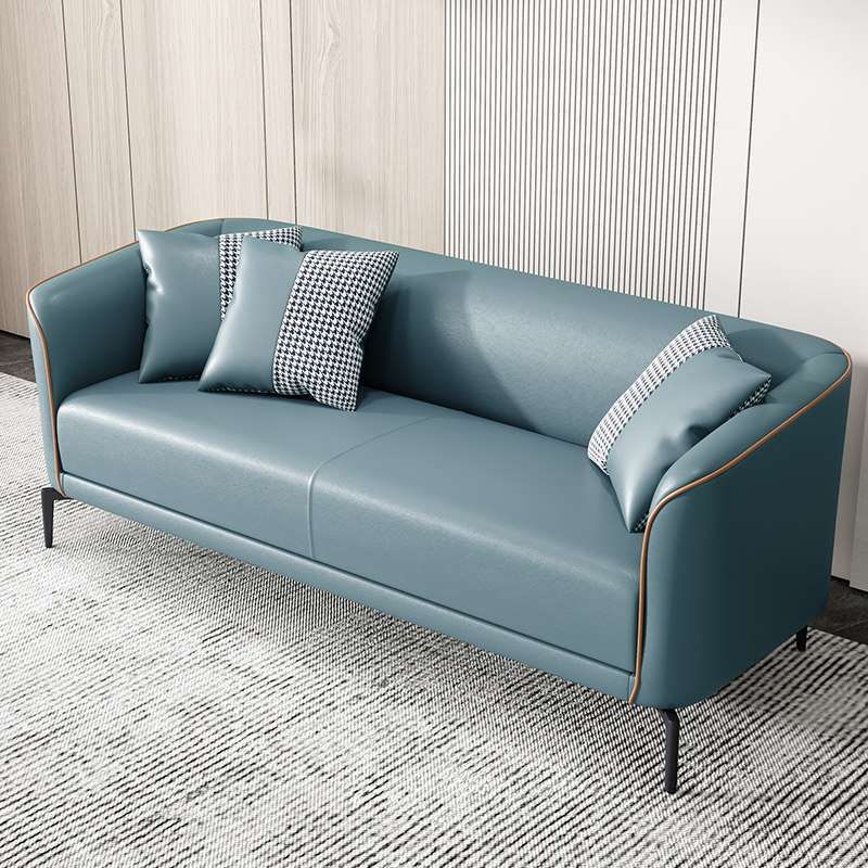 Scandinavian Tight Back Sofa Tuxedo Arm Couch for Living Room