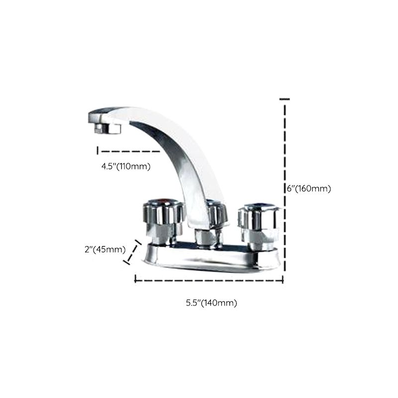 Modern Style Vessel Faucet Copper Knob Handle Low Arc Vessel Faucet