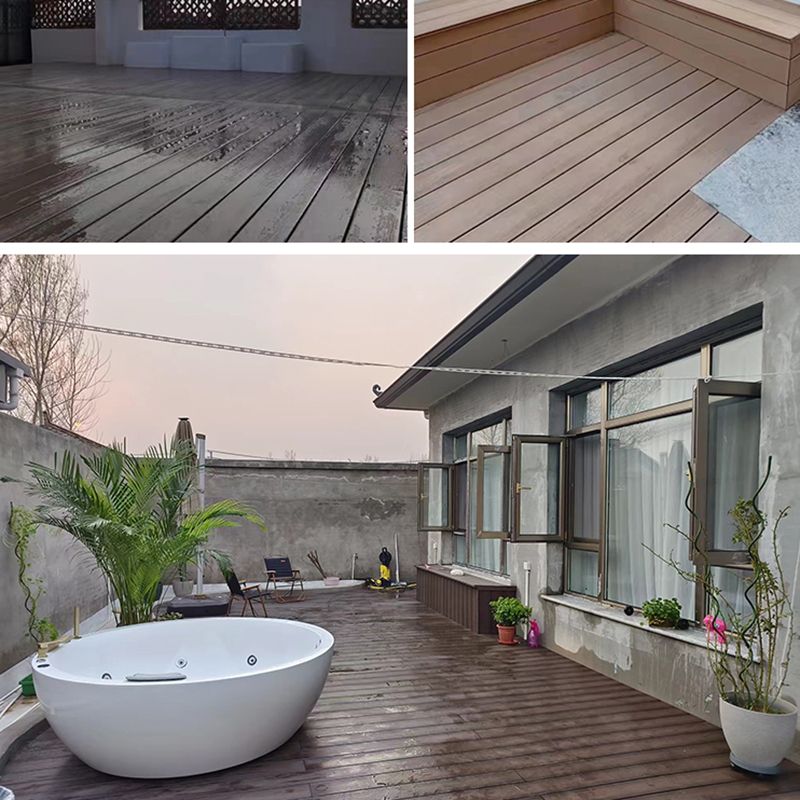 Deck Plank Wooden Outdoor Waterproof Rectangular Floor Board