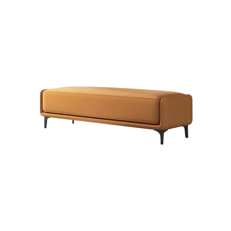 47.2"L Upholstered Seating Bench Cushioned Entryway and Bedroom Bench with Legs