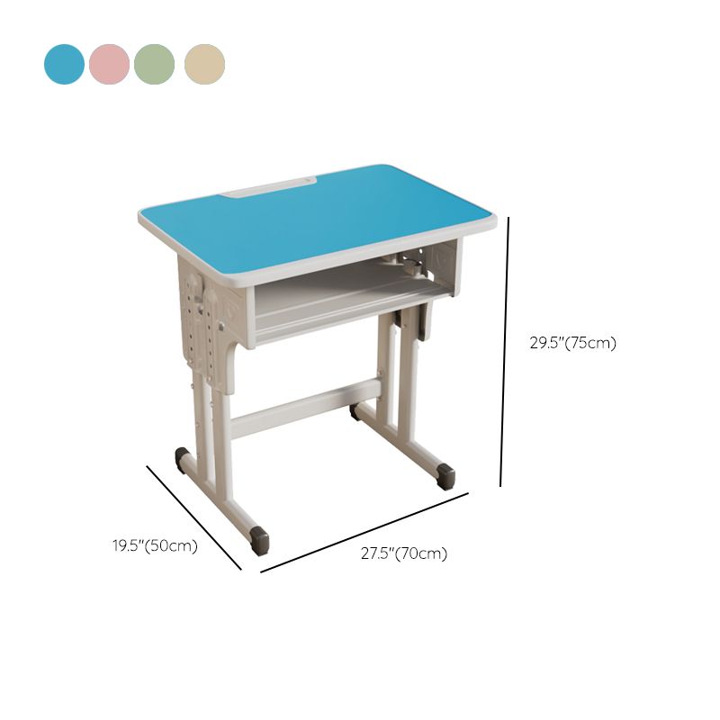 School Kids Desks Modern Adjustable Writing Desk with Storage