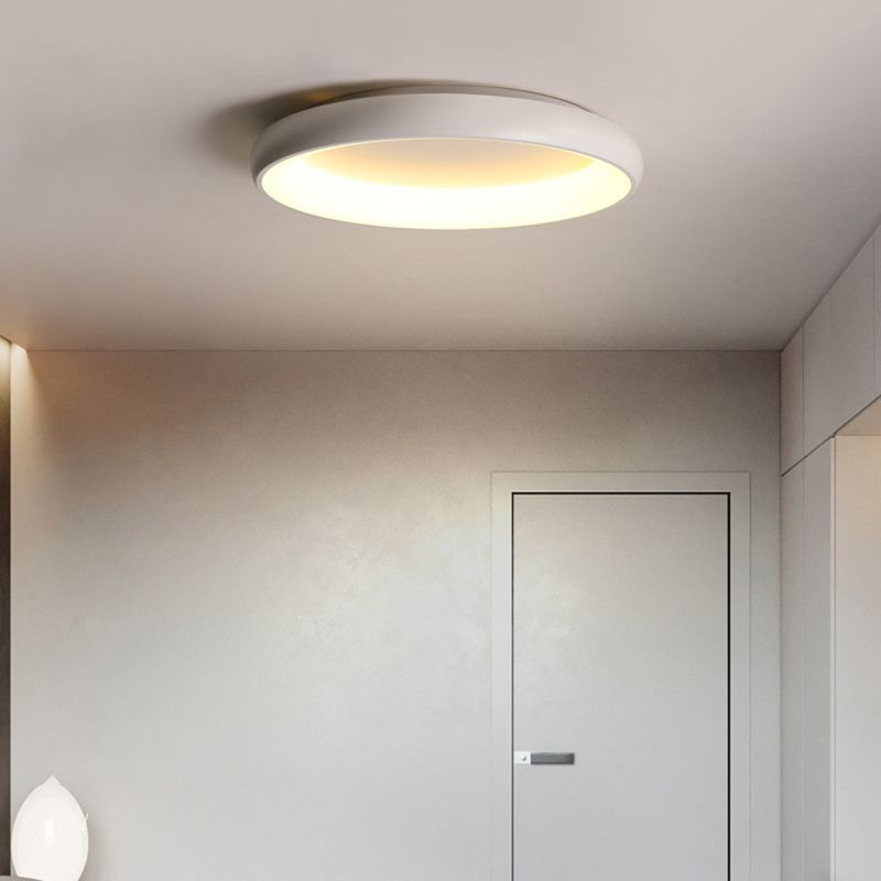 White Flush Mount Lighting LED Contemporary Ceiling Light for Home