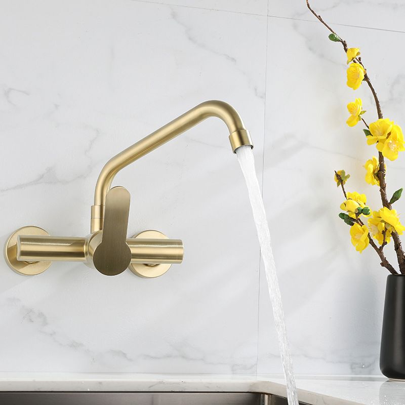 Modern Faucet 1-Handle 2-Hole  Single Level Low Profile Pot Filler Faucet