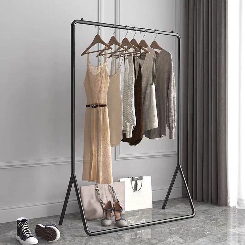 Contemporary Stand Coat Rack Entryway Living Room Coat Rack in Metal